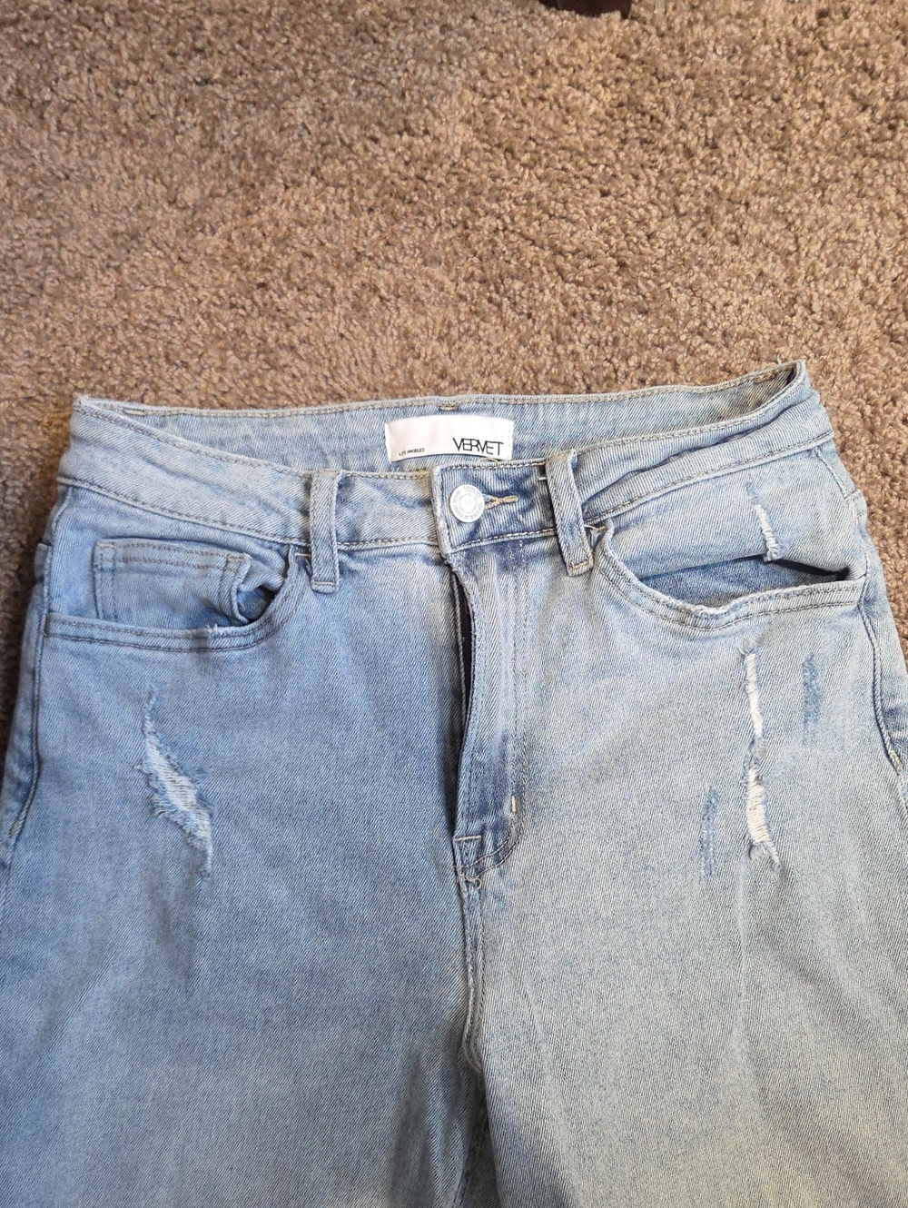 Vervet Light Blue Distressed Women’s Jeans